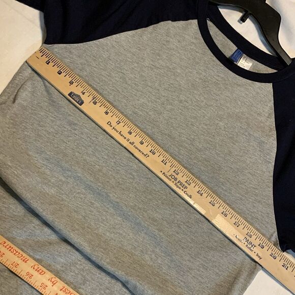 Divided H&M Basic Size Medium navy and gray T-shirt dress.  NWOT - Picture 5 of 6